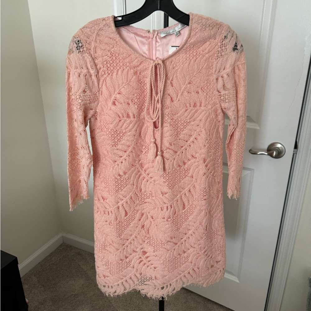 Pink spring dress